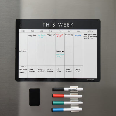 BLACK & WHITE MAGNETIC PLANNERS