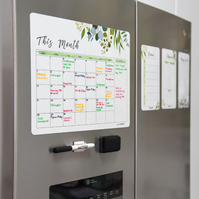 Perpetual monthly whiteboard dry erase planner calendar | Drawingboardstore