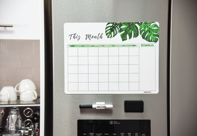 Magnetic whiteboard dry erase fridge planner calendar monthly |Drawingboardstore